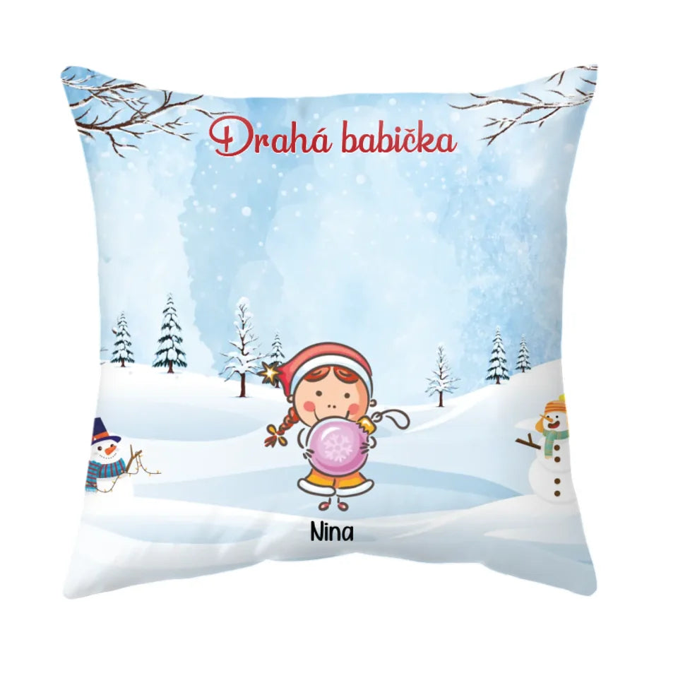 Jedinečný vianočný vankúš pre starých rodičov - tento vankúš sme objali