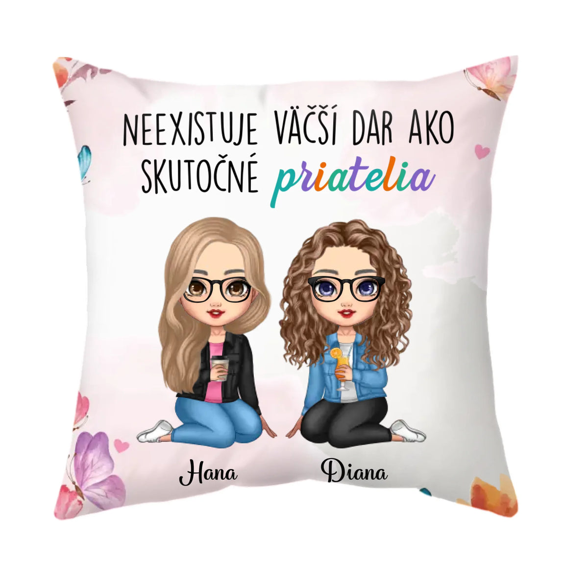 Unikátny vankúš pre kamarátky - neexistuje väčší dar