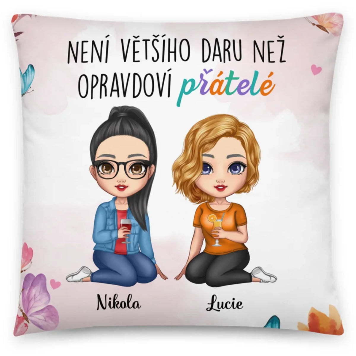 Unikátny vankúš pre kamarátky - neexistuje väčší dar2