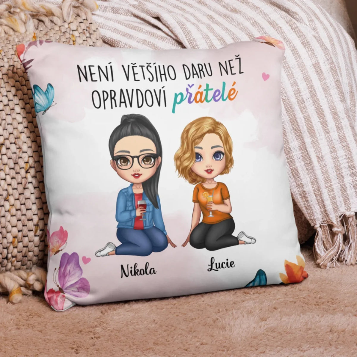 Unikátny vankúš pre kamarátky - neexistuje väčší dar3