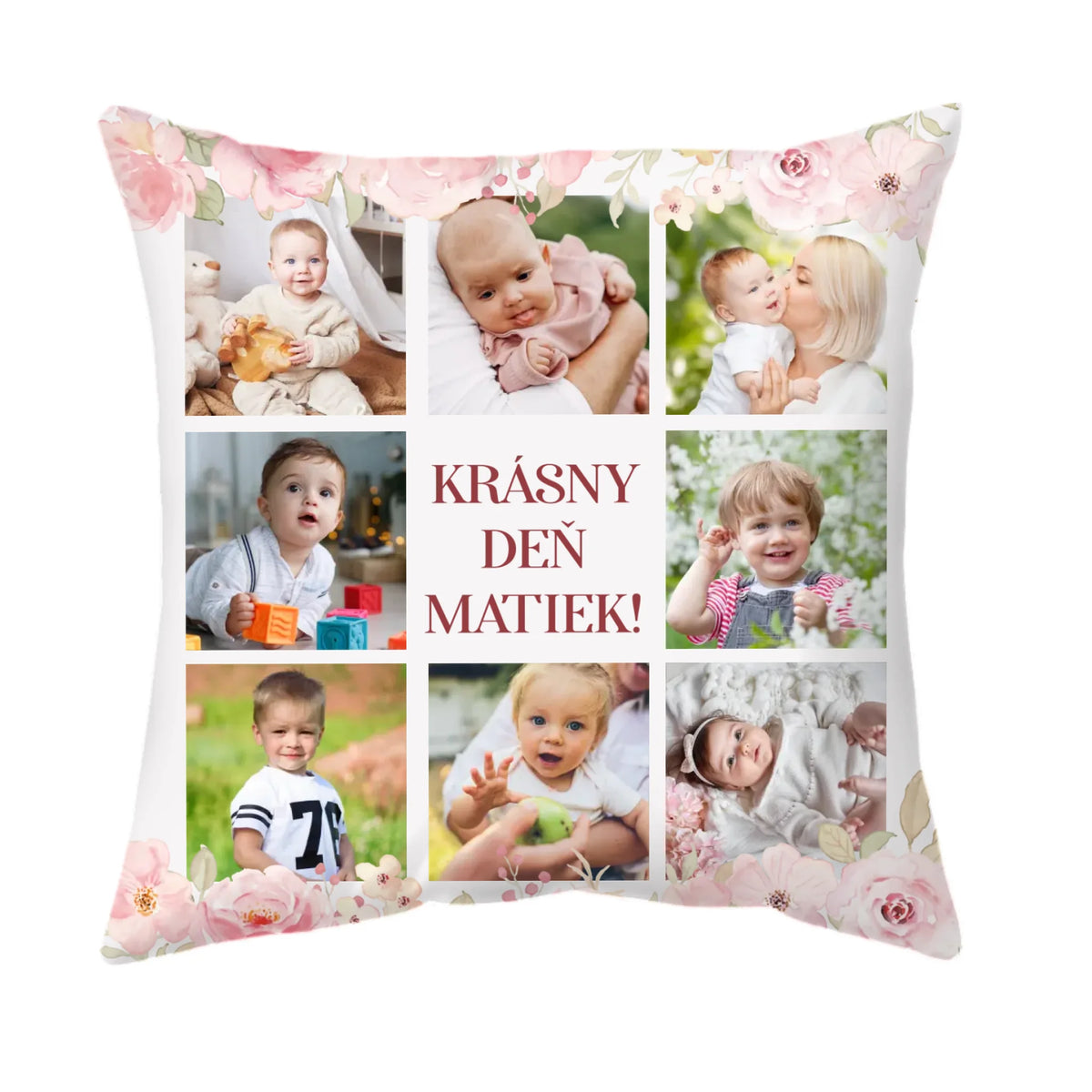 Jedinečný vankúš ku Dňu matiek s vlastnou fotografiou - Krásny Deň matiek