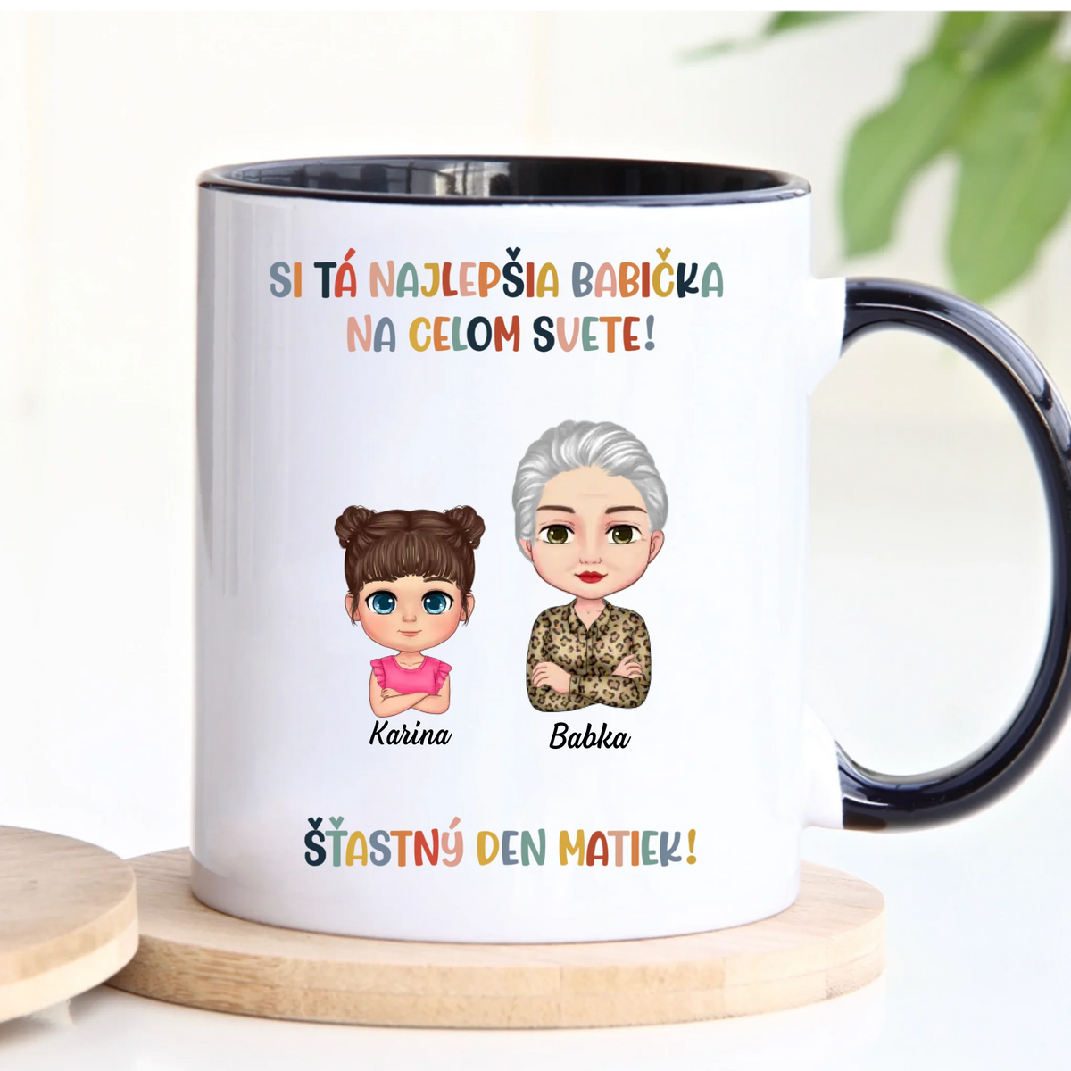 Jedinečný hrnček na deň matiek pre babičku -Ty si najlepšia!