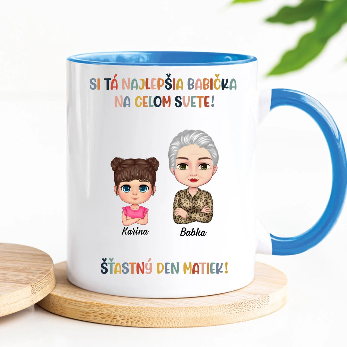 Jedinečný hrnček na deň matiek pre babičku -Ty si najlepšia!