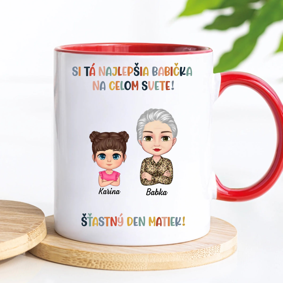 Jedinečný hrnček na deň matiek pre babičku -Ty si najlepšia!