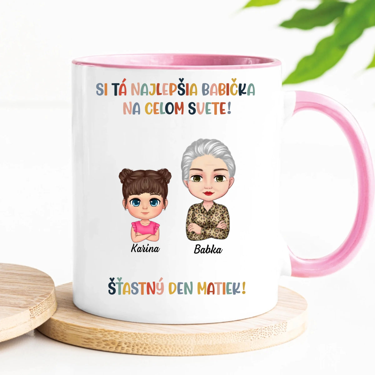 Jedinečný hrnček na deň matiek pre babičku -Ty si najlepšia!