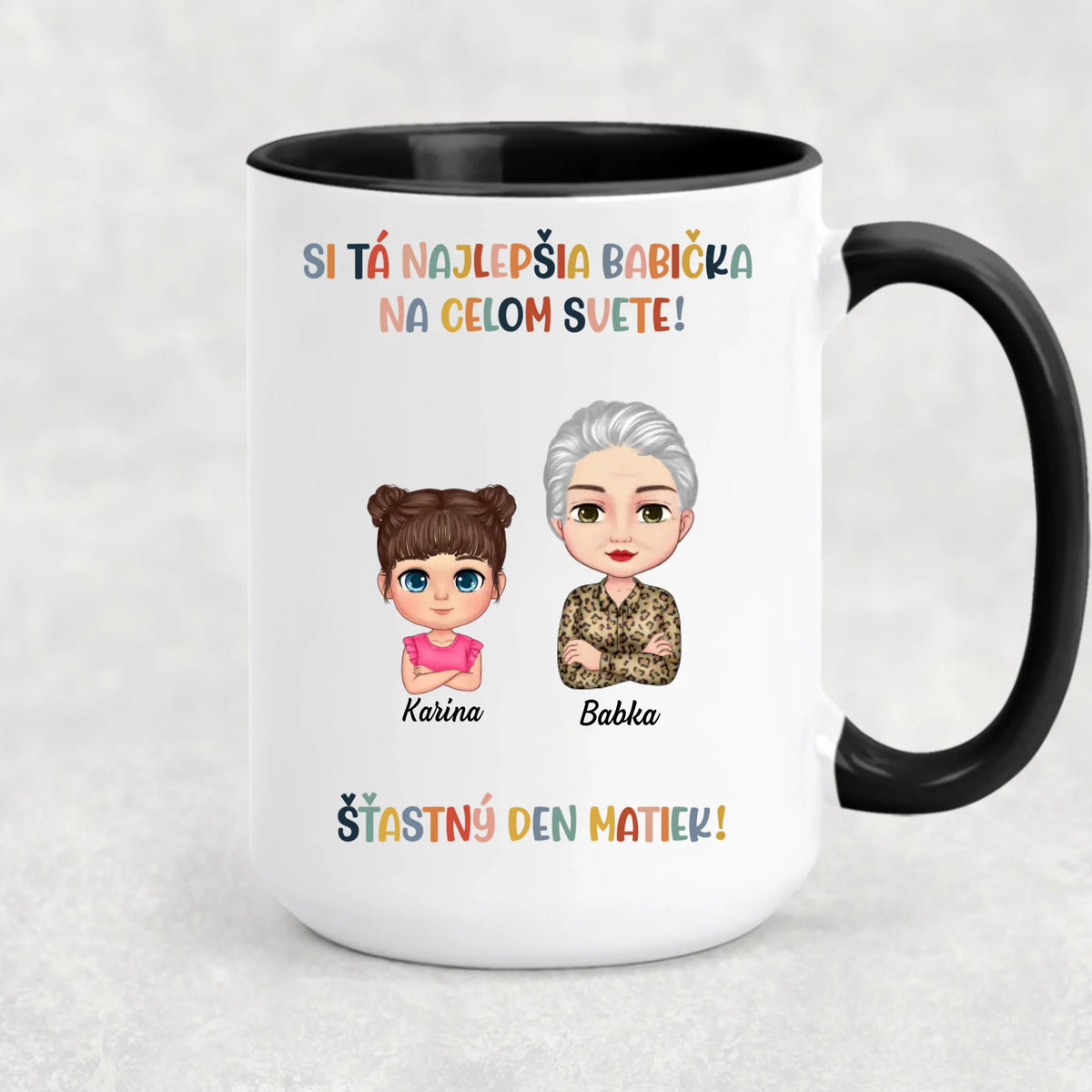 Jedinečný hrnček na deň matiek pre babičku -Ty si najlepšia!