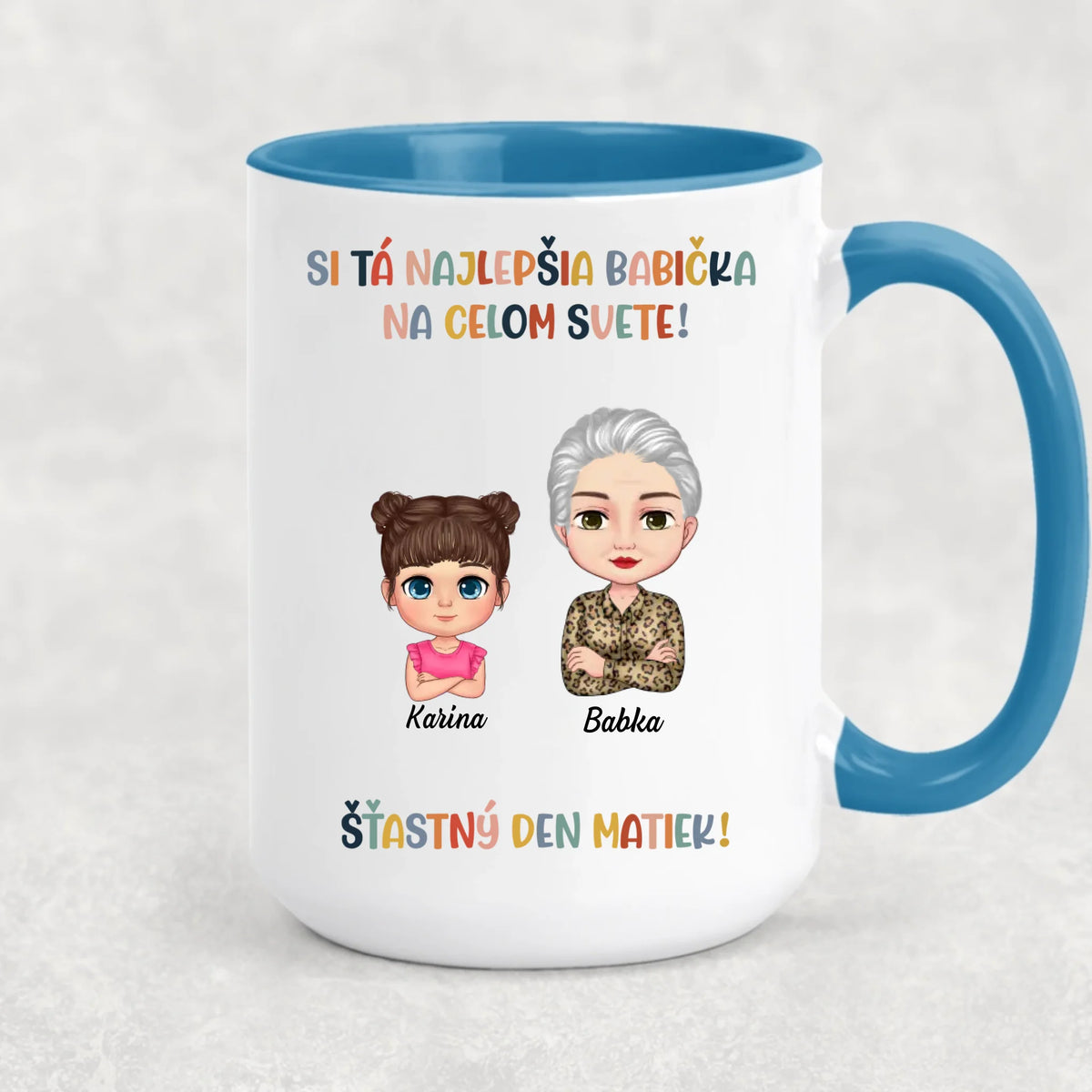 Jedinečný hrnček na deň matiek pre babičku -Ty si najlepšia!