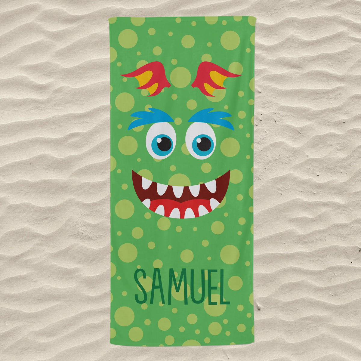 Unikátna plážová osuška pre deti - roztomilé príšerky