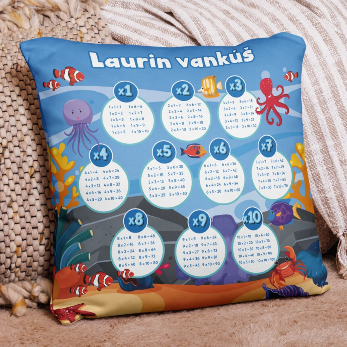 Jedinečný vzdelávací vankúš pre deti - násobilka5