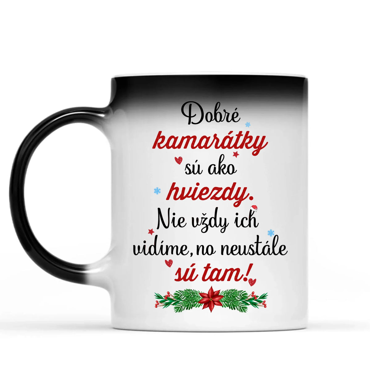 Personalizovaný vianočný hrnček pre kamarátky – až pre 8 dievčat