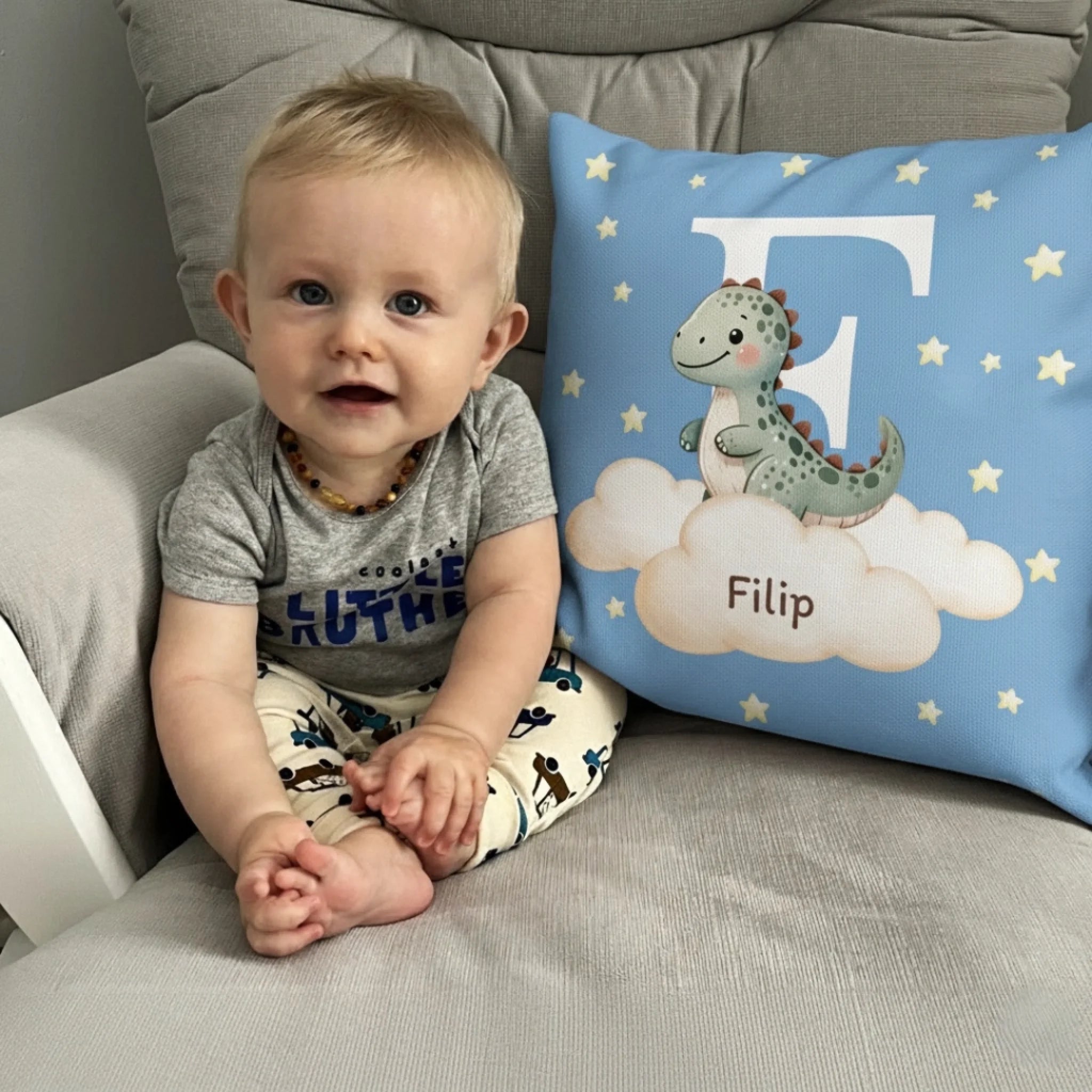 Personalizovaný vankúš pre deti s menom – roztomilé zvieratká5