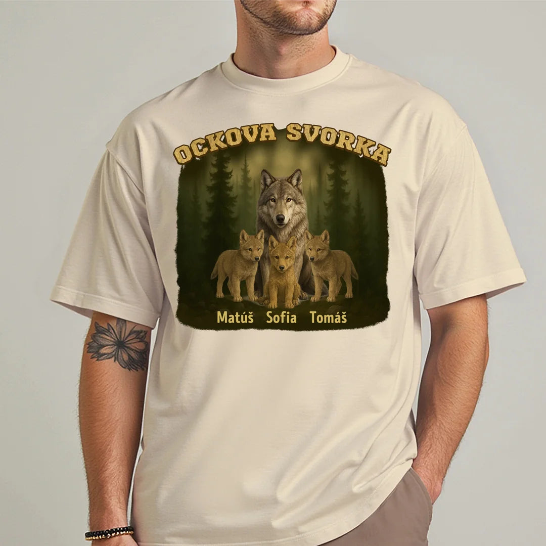 Personalizované tričko pre otcov - Ockova svorka